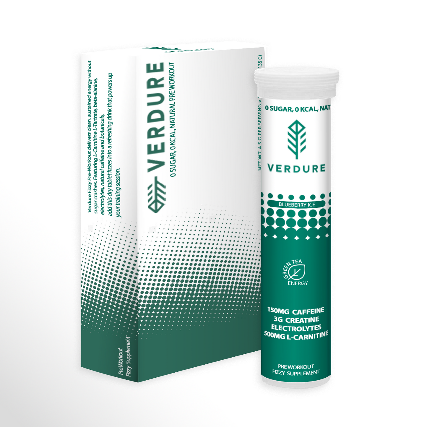 Verdure™ Fasted Fizzy Pre-Workout tablet